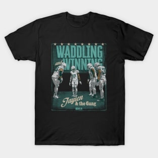 Jaylen Waddle Miami Waddling Winning T-Shirt